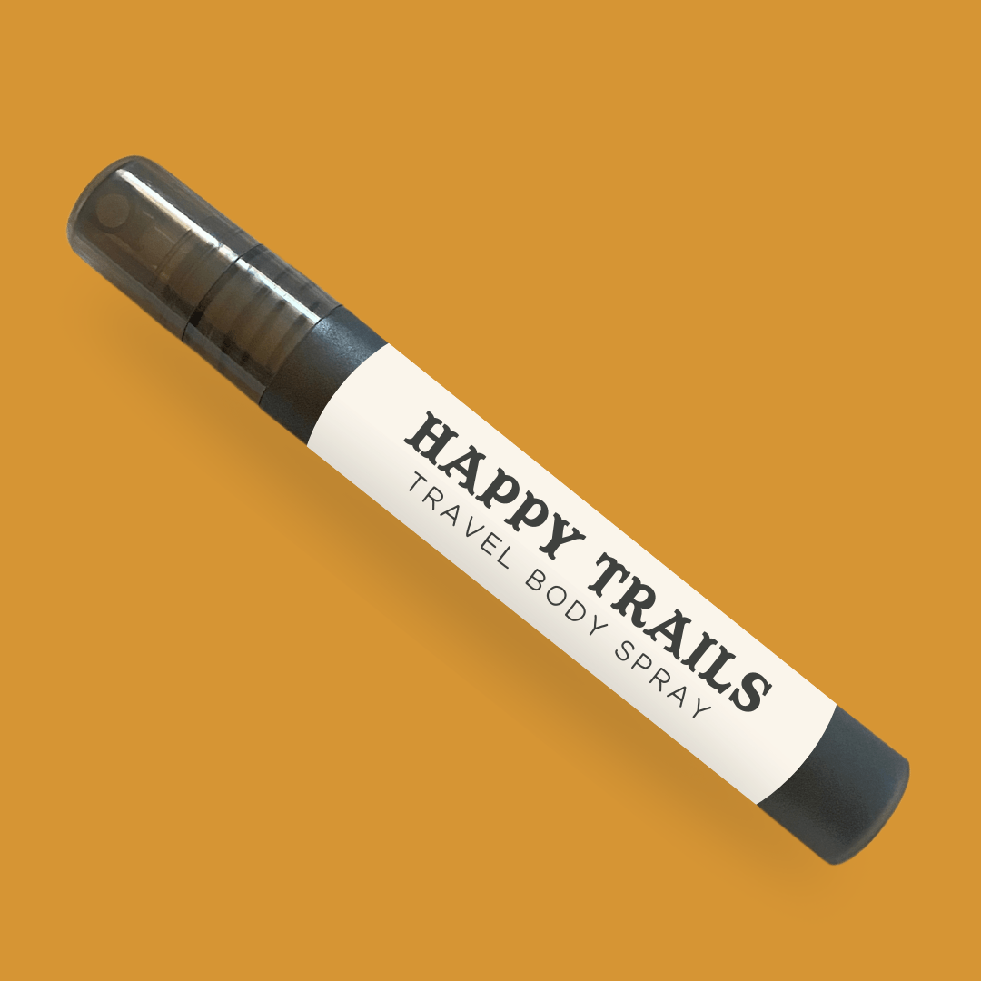 Happy Trails Travel Body Spray, Phthalate & Paraben Free, Toxin-Free Body Mist