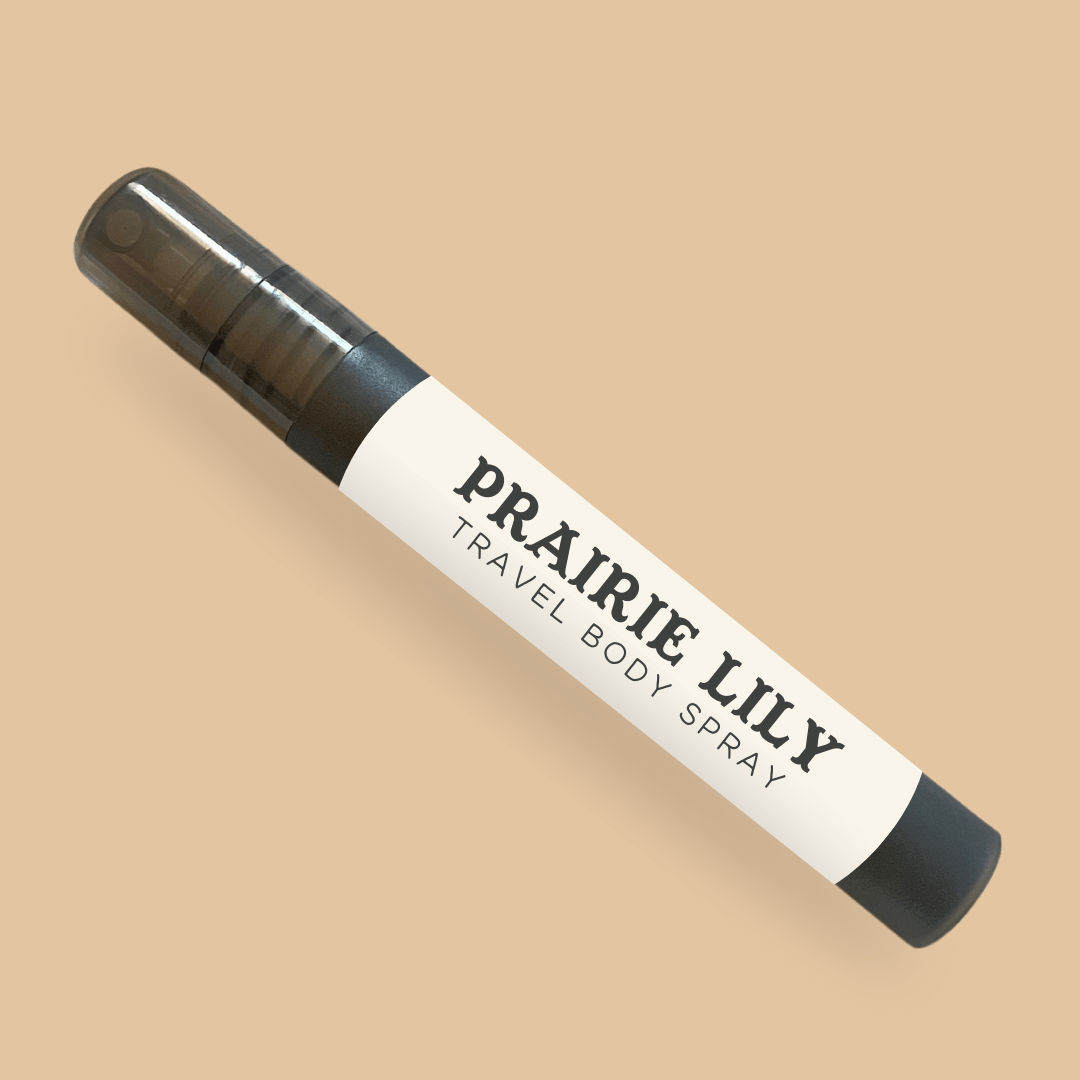 Prairie Lily Travel Body Spray, Phthalate & Paraben Free, Toxin-Free Body Mist