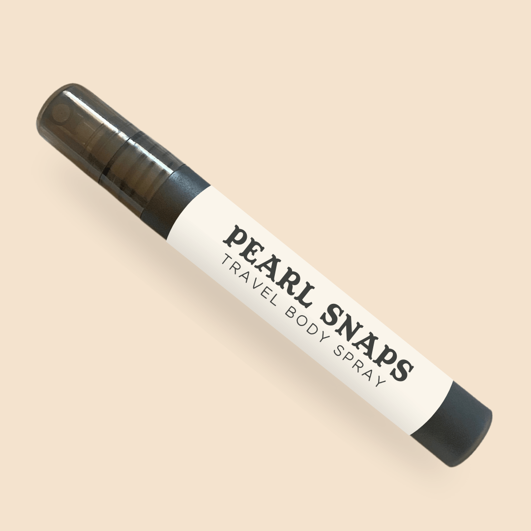 Pearl Snaps Travel Body Spray, Phthalate & Paraben Free, Toxin-Free Body Mist