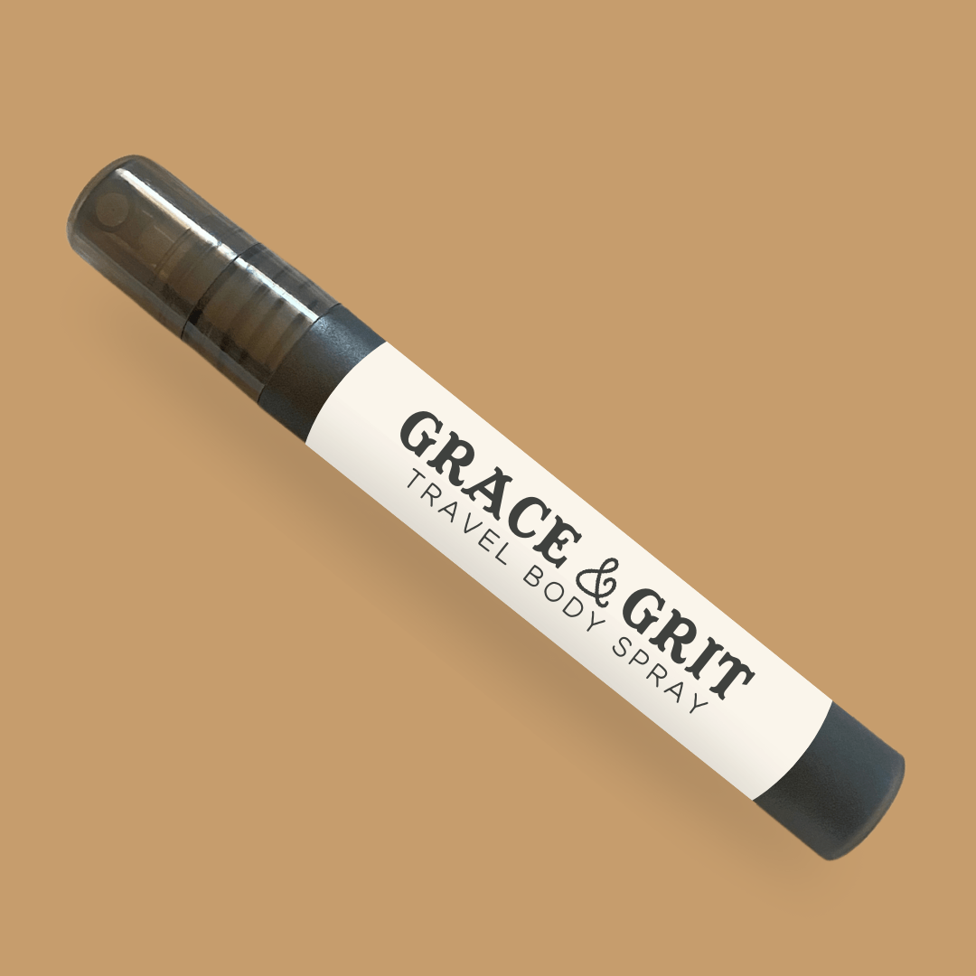 Grace & Grit Travel Body Spray, Phthalate & Paraben Free, Toxin-Free Body Mist