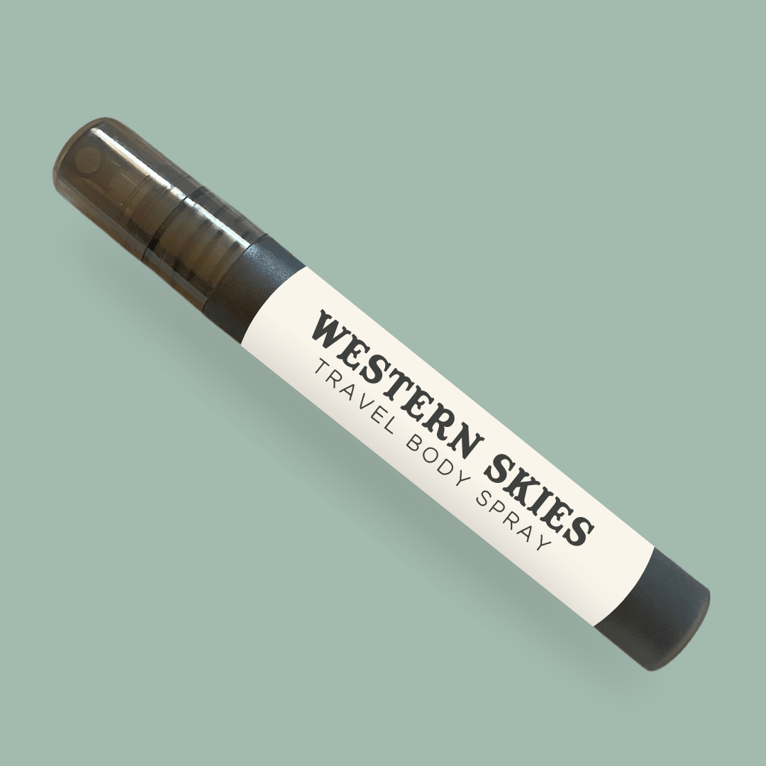 Western Skies Travel Body Spray, Phthalate & Paraben Free, Toxin-Free Body Mist