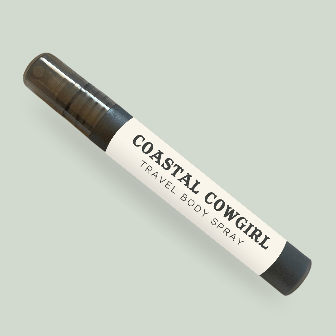 Coastal Cowgirl Travel Body Spray, Phthalate & Paraben Free, Toxin-Free Body Mist