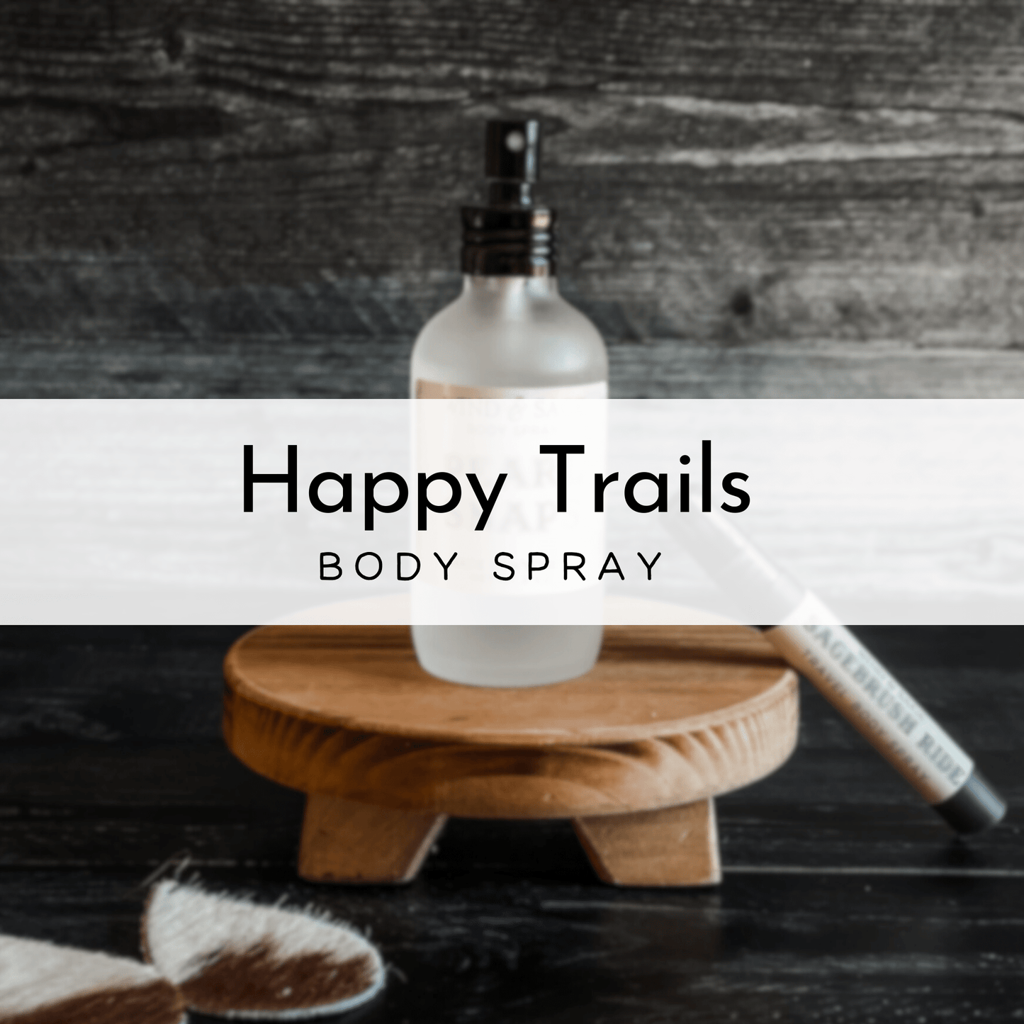 Happy Trails Travel Body Spray, Phthalate & Paraben Free, Toxin-Free Body Mist