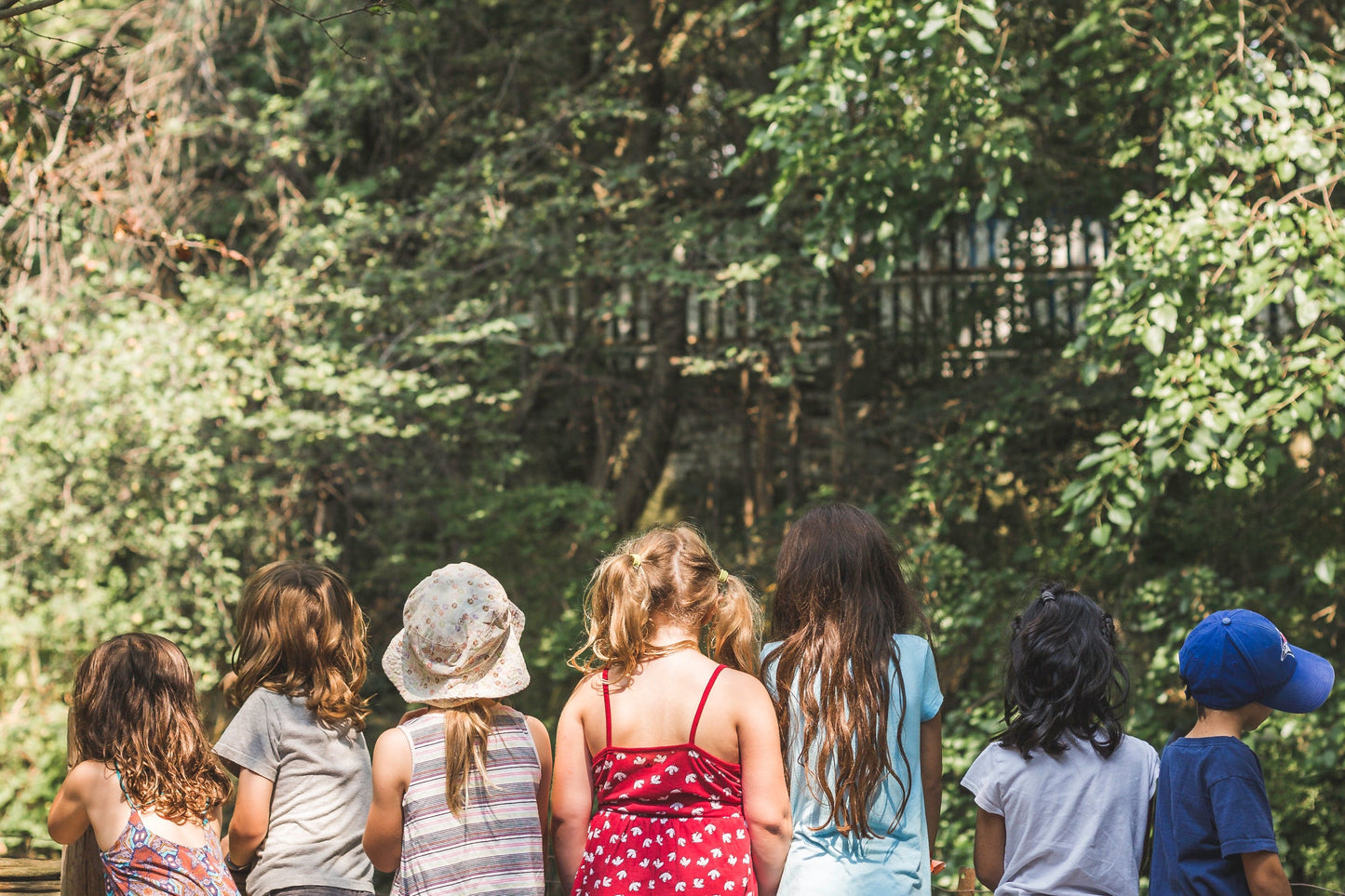 Children's Growth Surrounded By Nature.