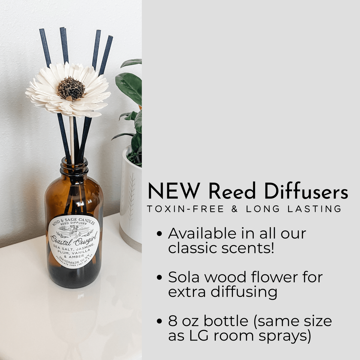 Sunflower Reed Diffuser, Toxin-free