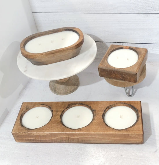 What Are Wooden Dough Bowl Candles?