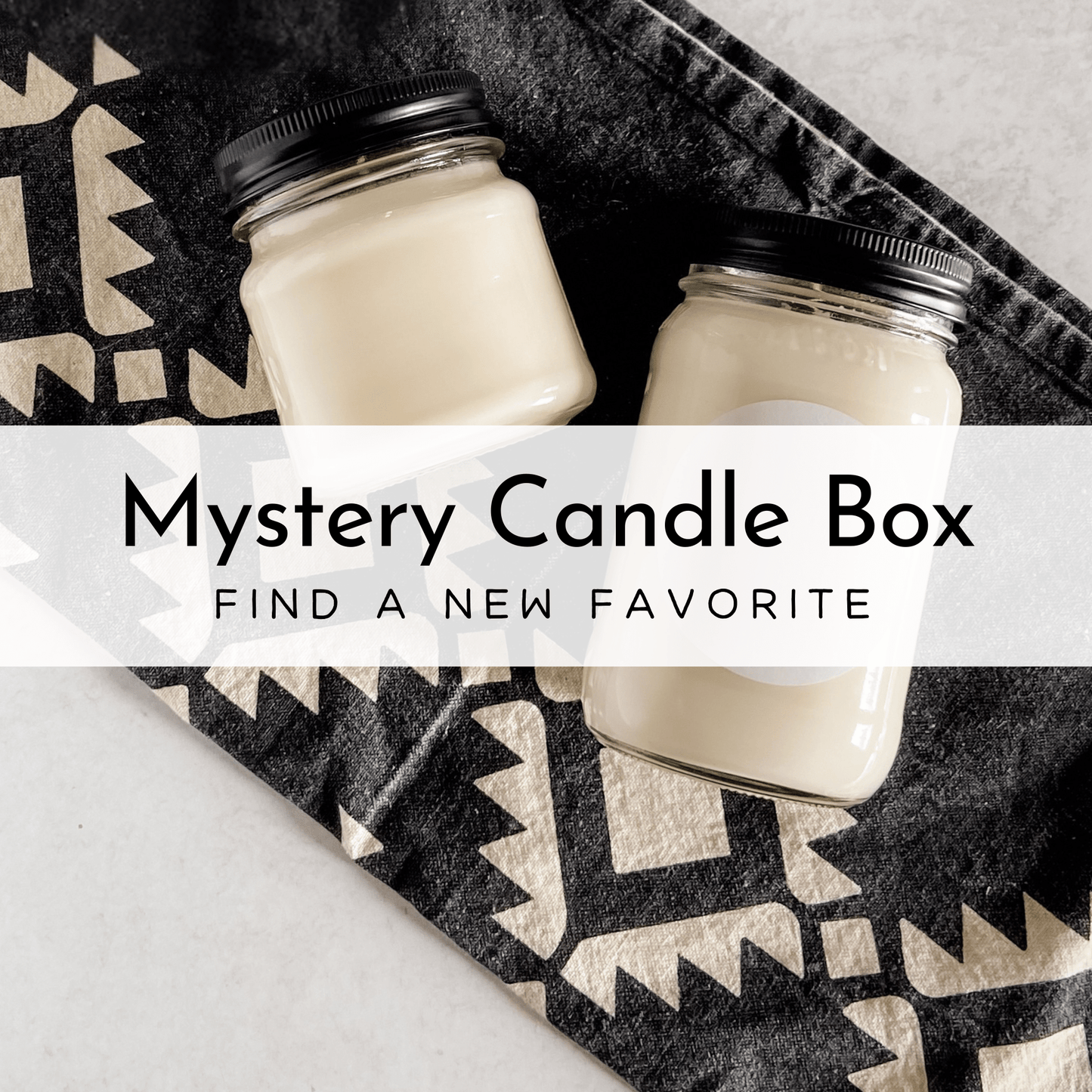 Mystery Candle Box, Scent Discovery Set