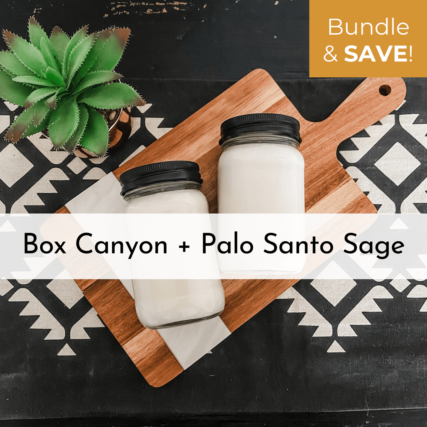 Box Canyon + Palo Santo Sage LG Bundle, Scent Pair