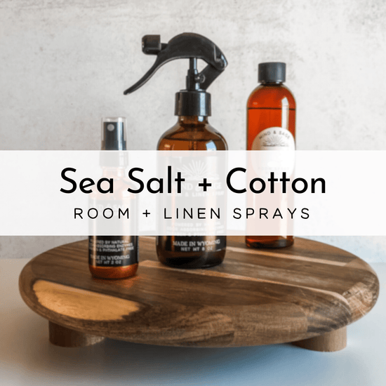 Sea Salt + Cotton Deodorizing Room Spray, Natural Ingredients, Phthalate Free