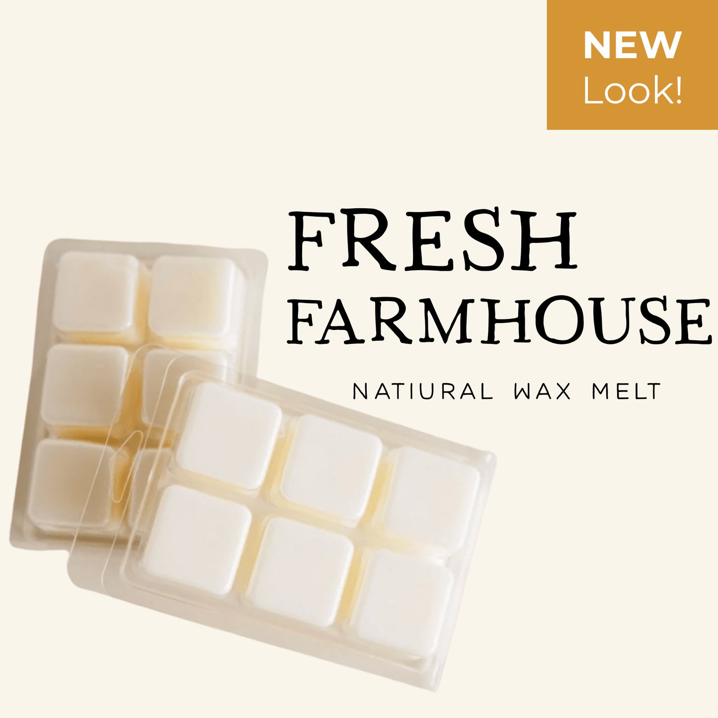 Fresh Farmhouse Wax Melt, 100% Natural Coconut Soy Wax Melt