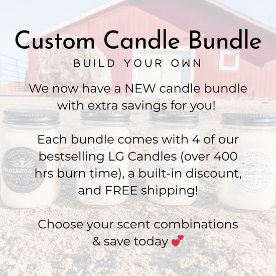 Custom Bundle 4 LG Candles , Bundle & Save