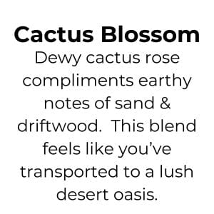 Cactus Blossom Mason Jar Candle, 100% Natural Wax
