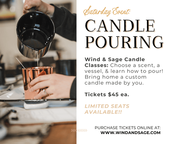 The Vintage Twine Candle Classes (SATURDAY)