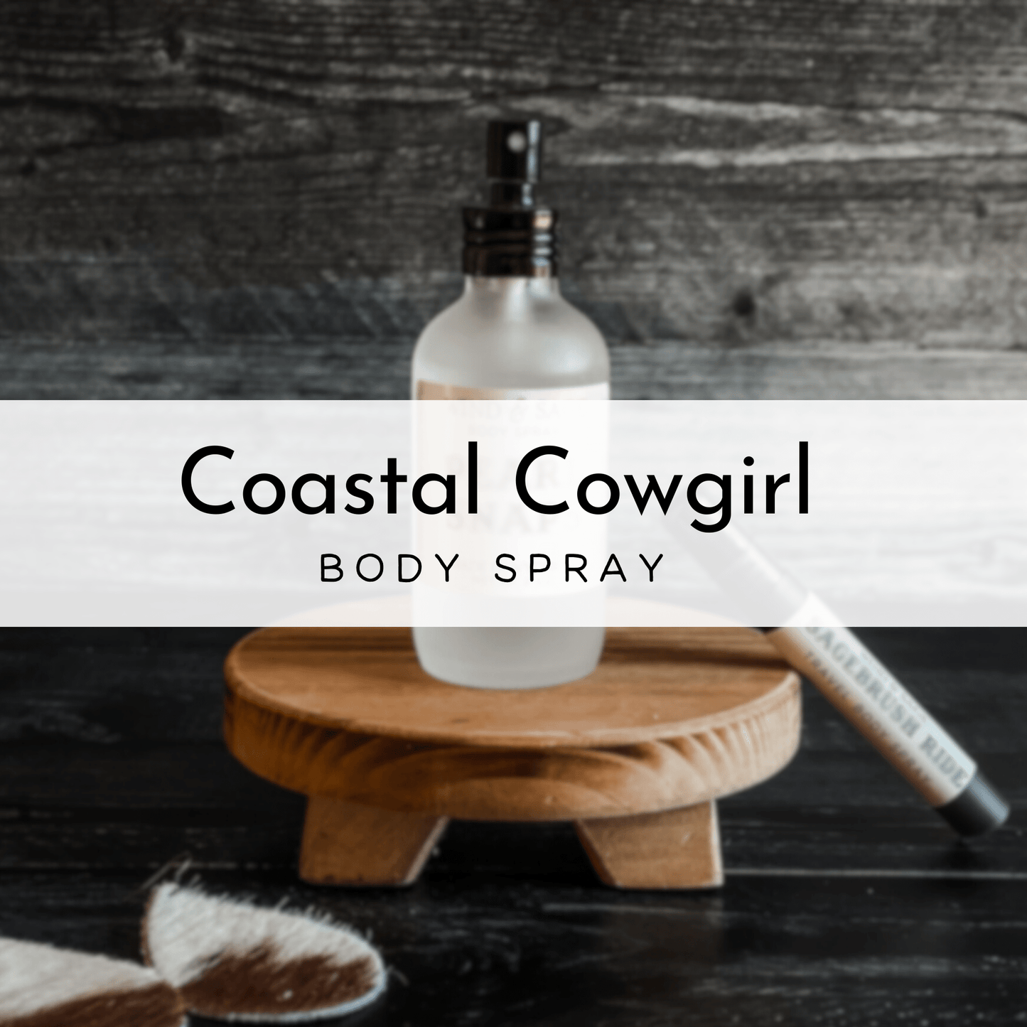 Coastal Cowgirl Travel Body Spray, Phthalate & Paraben Free, Toxin-Free Body Mist