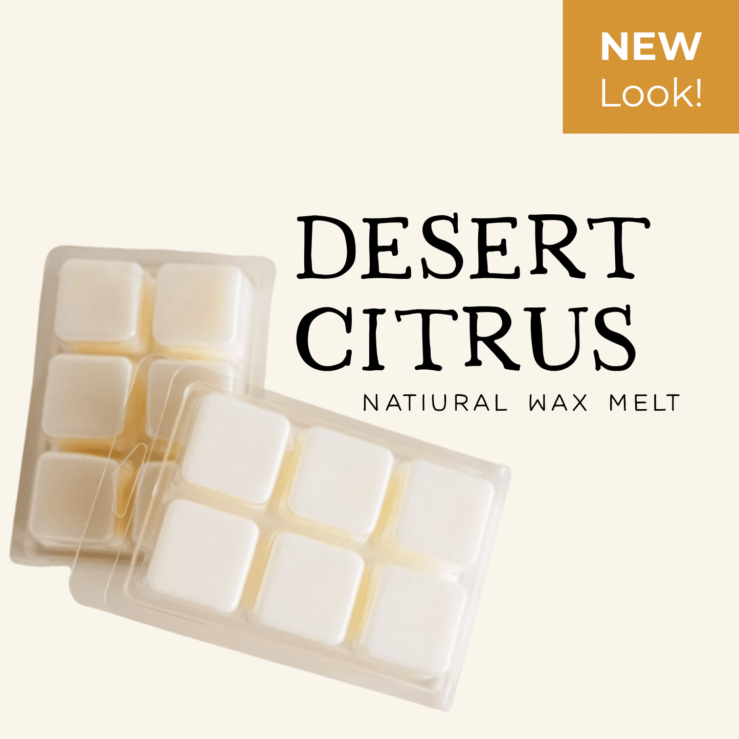 Desert Citrus Wax Melt, 100% Natural Coconut Soy Wax Melt