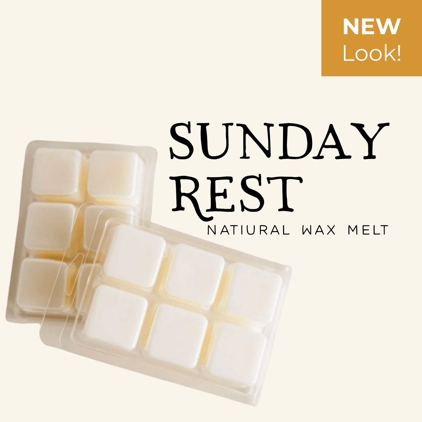Sunday Rest Wax Melt, 100% Natural Coconut Soy Wax Melt
