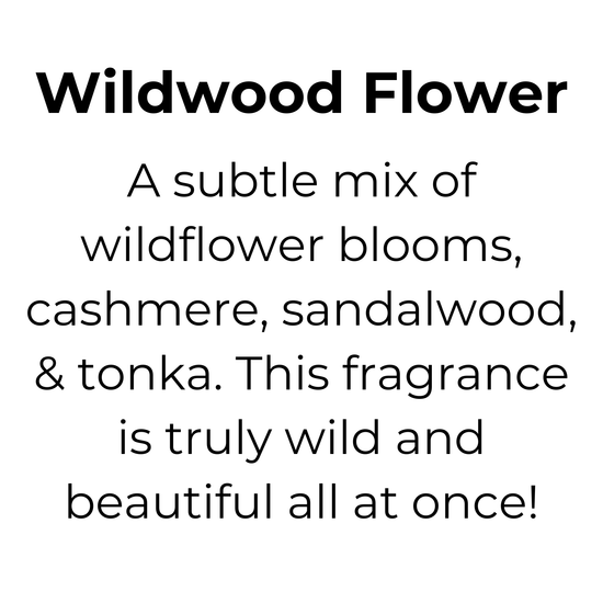 Wildwood Flower Mason Jar Candle, 100% Natural Wax