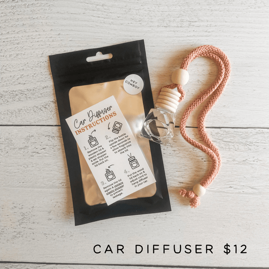 Hey Cowboy Hanging Car Diffuser