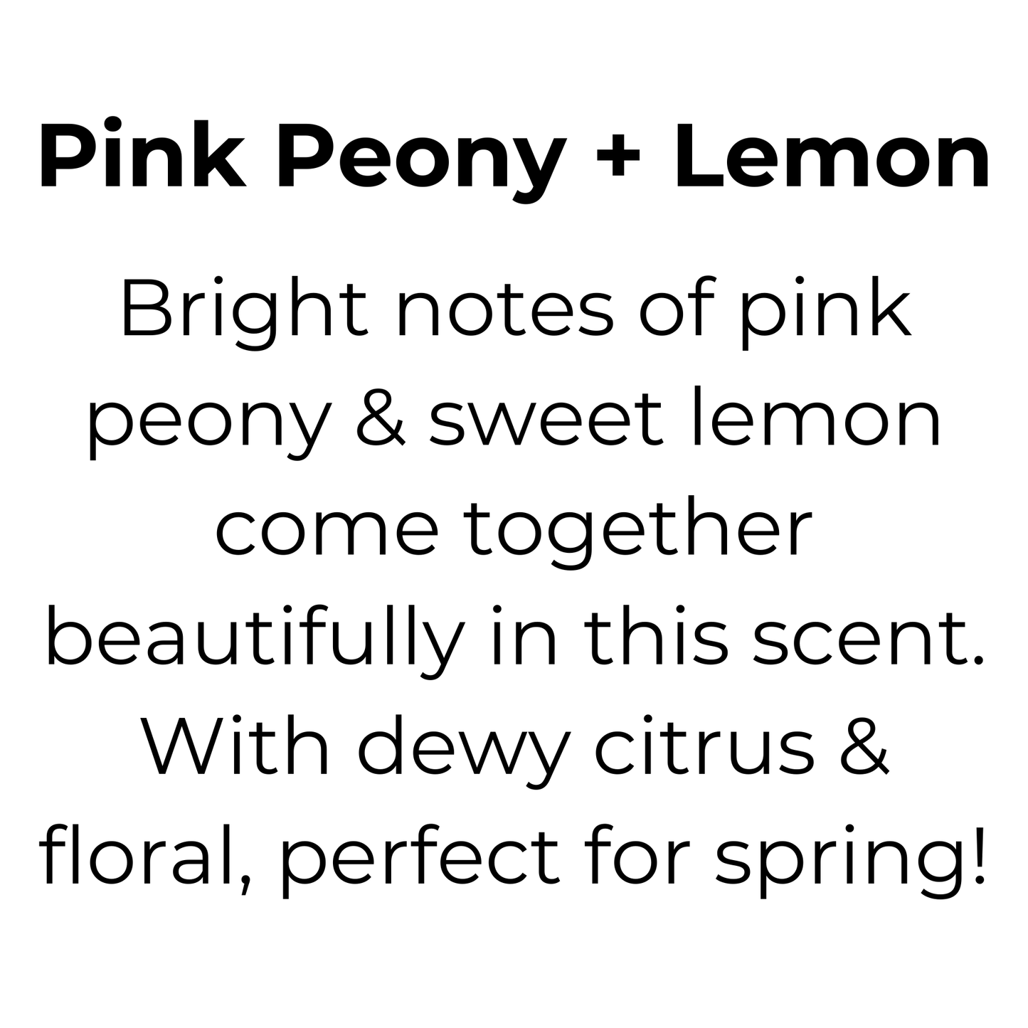 Pink Peony & Lemon Mason Jar Candle