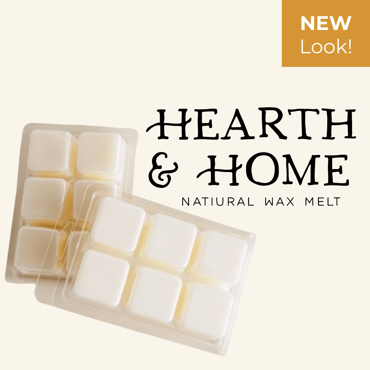 Hearth & Home Wax Melt, 100% Natural Coconut Soy Wax Melt