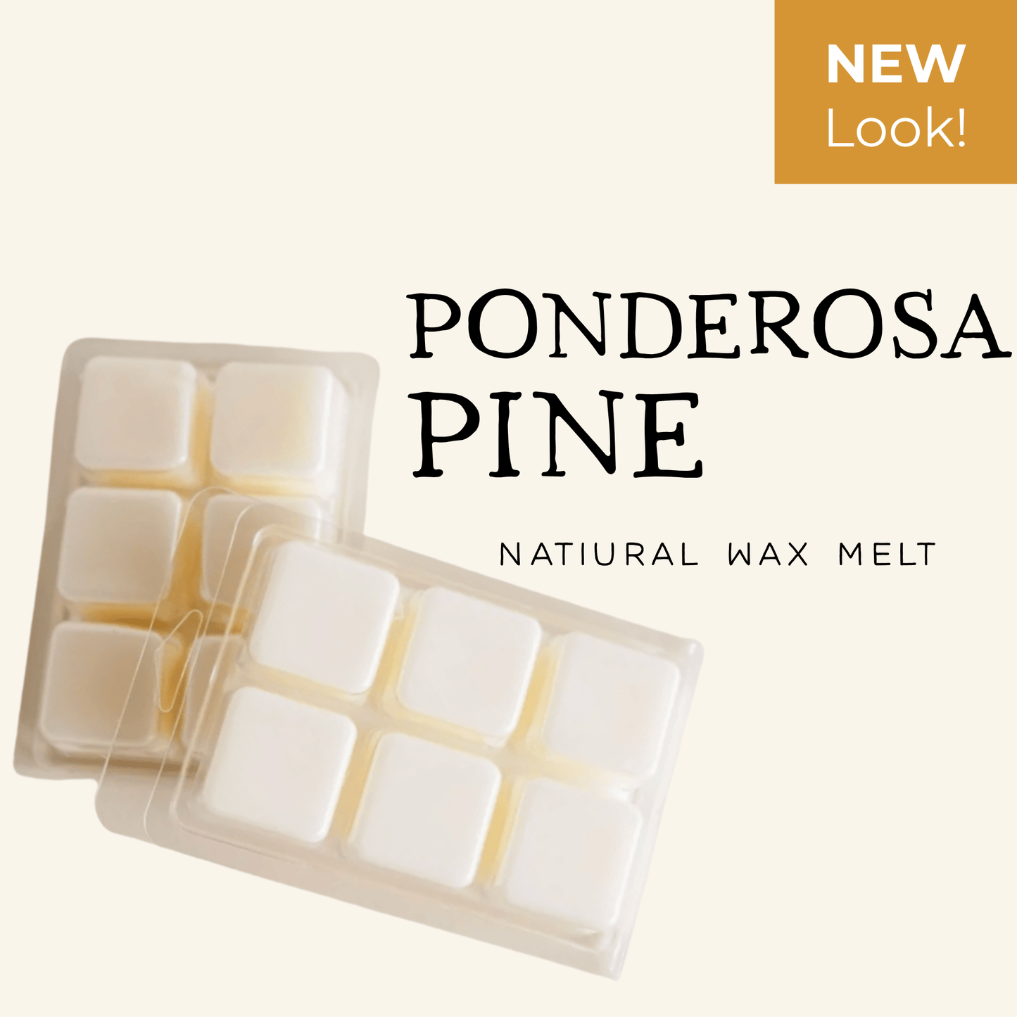 Ponderosa Pine Wax Melt, 100% Natural Coconut Soy Wax Melt