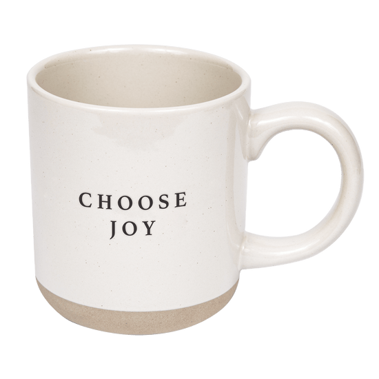 Choose Joy 14oz. Stoneware Coffee Mug