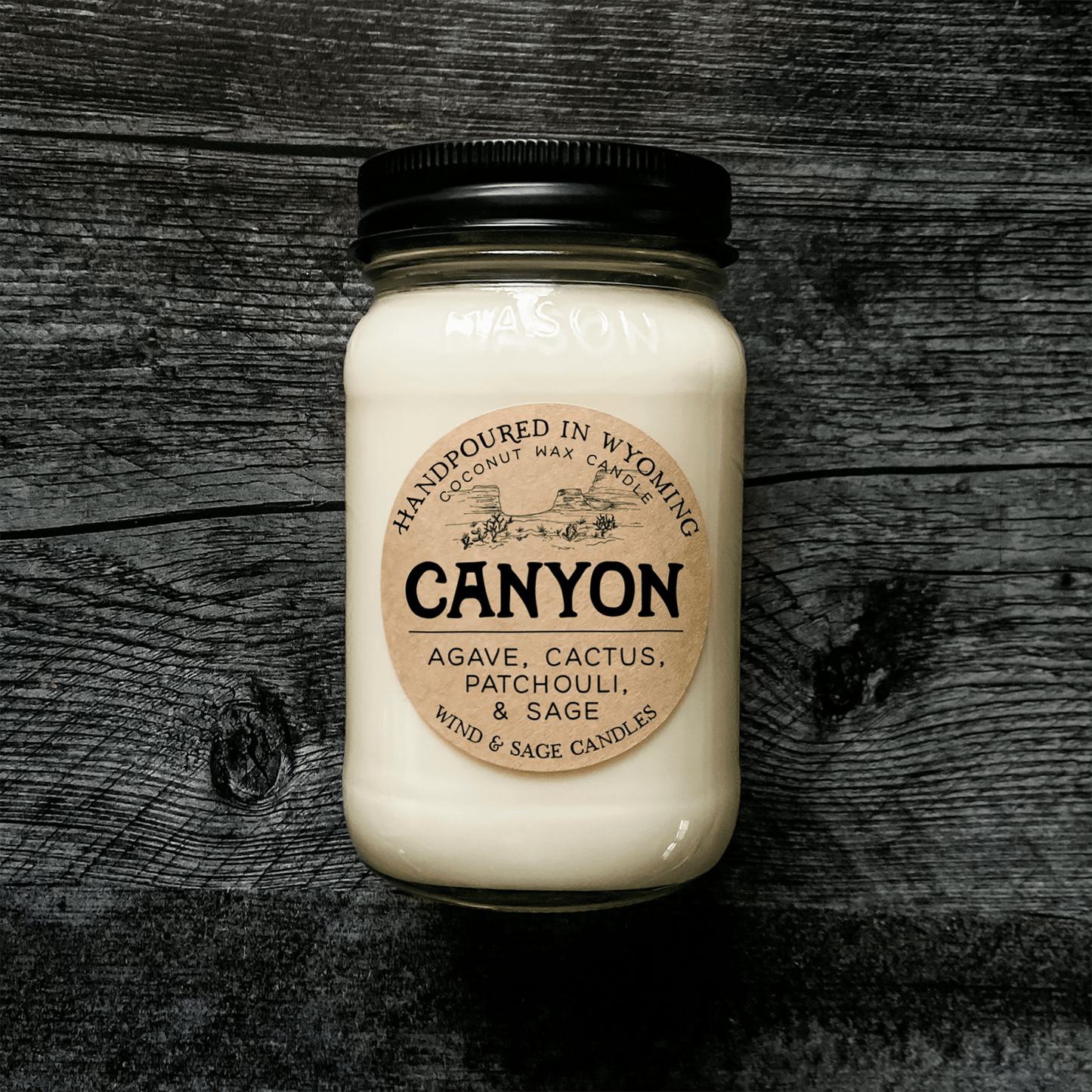 Canyon Mason Jar Candle