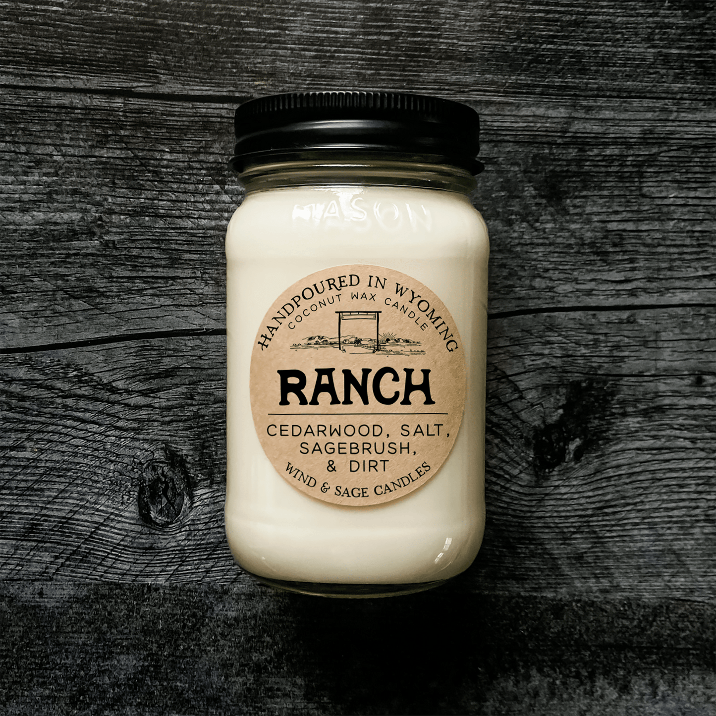 Ranch Mason Jar Candle